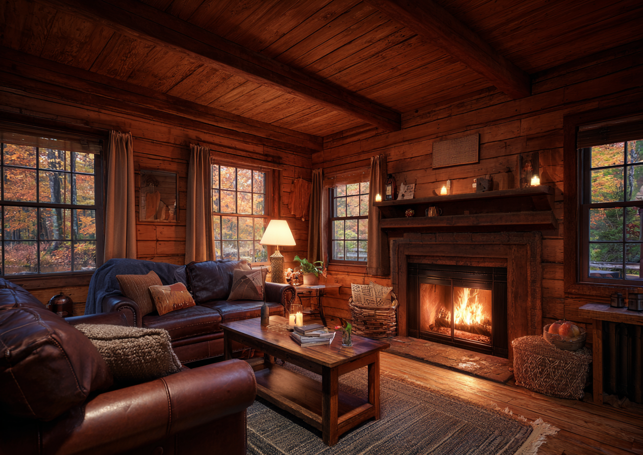Cabin VRBO Photography in New Jersey for Rustic Retreat Appeal