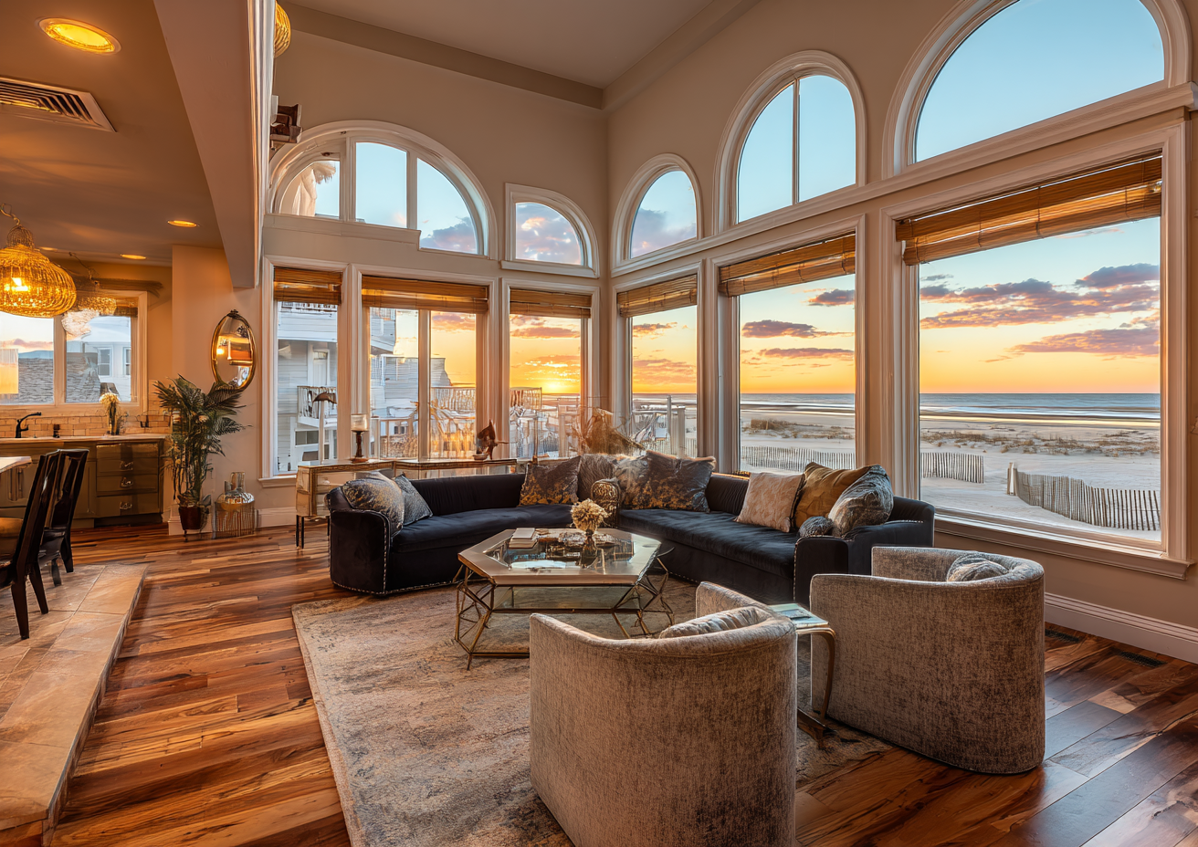 Golden Hour Brilliance: VRBO Rental Images in NJ